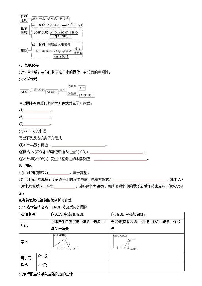 考点11 铝及其重要化合物(核心考点精讲精练)-2025年高考化学一轮复习讲练专题(新高考通用)(原卷版)第3页