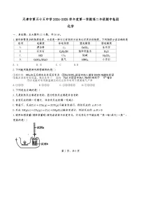 天津市第五十五中学2024-2025学年高二上学期期中考试 化学试卷