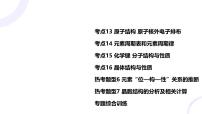2025届化学高考一轮复习  专题五 物质结构与性质 元素周期律 课件