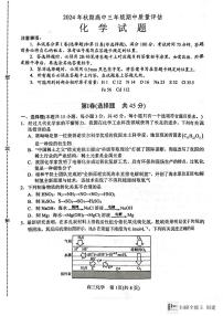 河南省南阳市2024-2025学年高三上学期11月期中考试 化学试题