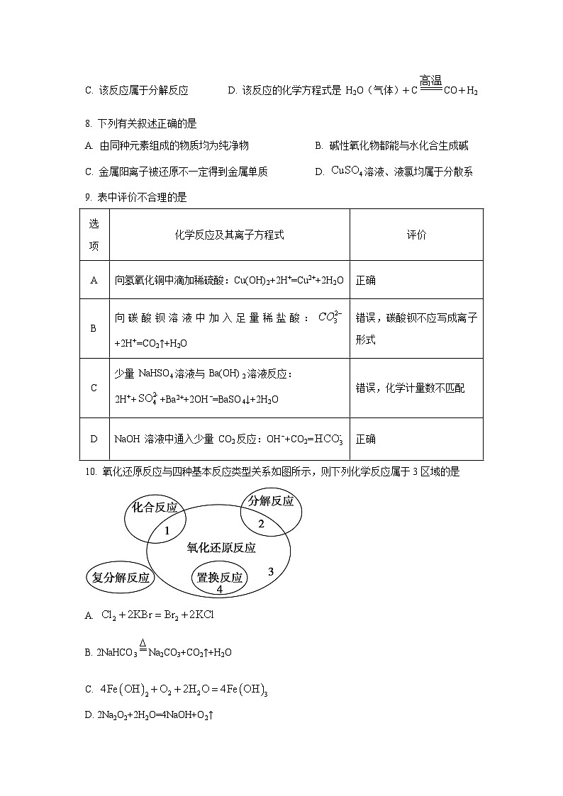 2024级高一上期半期考试化学试题第3页