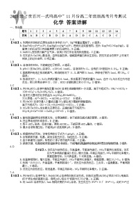 2025广西“贵百河―武鸣高中”高二上学期11月期中考试化学试题PDF版含解析