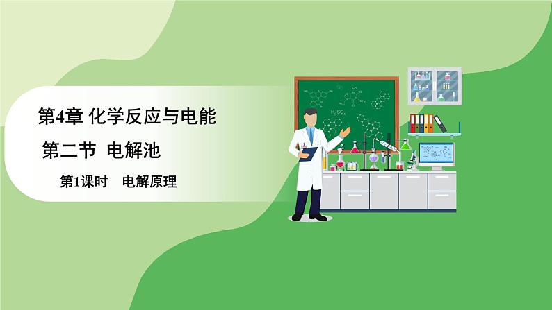 人教版高中化学选择性必修1 第四章 第二节 电解池 第一课时(课件)第1页
