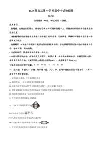 化学丨陕西省十七校联考2025高三上学期11月期中考试化学试卷及答案