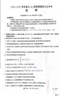 2025届河北名校联考高三上学期12月月考化学试题+答案
