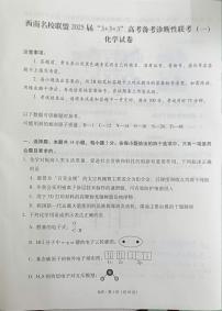 西南名校联盟高三3+3+3高考备考诊断性联考（一）化学试卷
