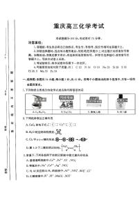 2025届重庆高三上学期12月金太阳联考（25-222C）化学试题+答案