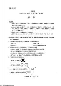 河南天一小高考2025届高三上学期12月第二次考试化学试题+答案