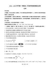 山西省2024-2025学年高三上学期11月期中考试化学试卷（Word版附答案）