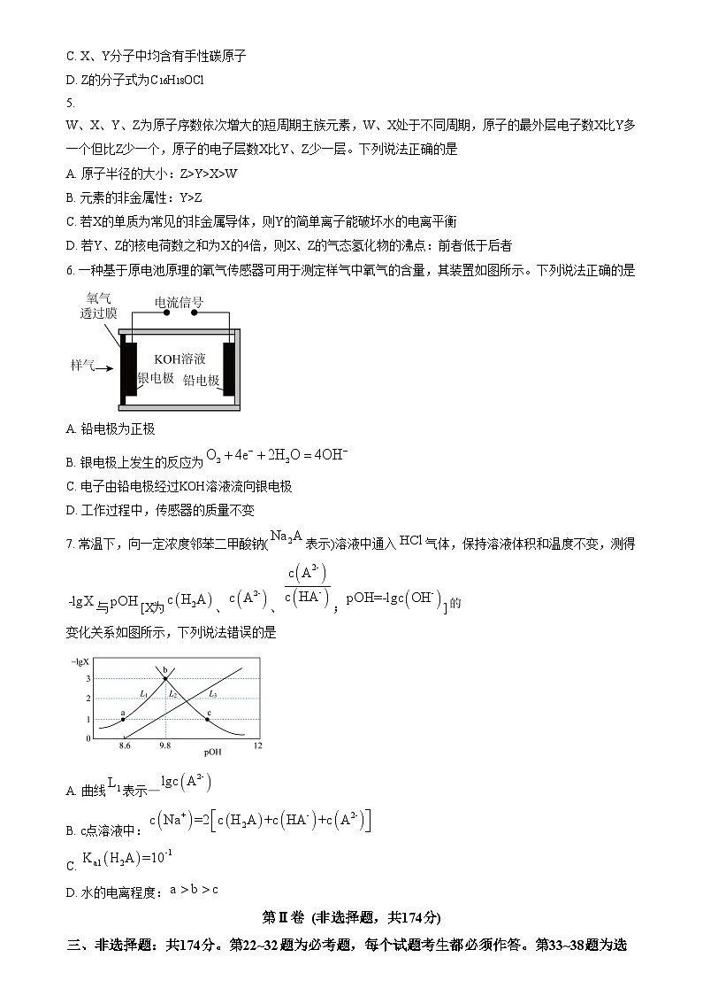 四川省綿陽市東辰中學(xué)2024屆高三下學(xué)期模擬考試（一）理科綜合試題-高中化學(xué) Word版無答案第2頁