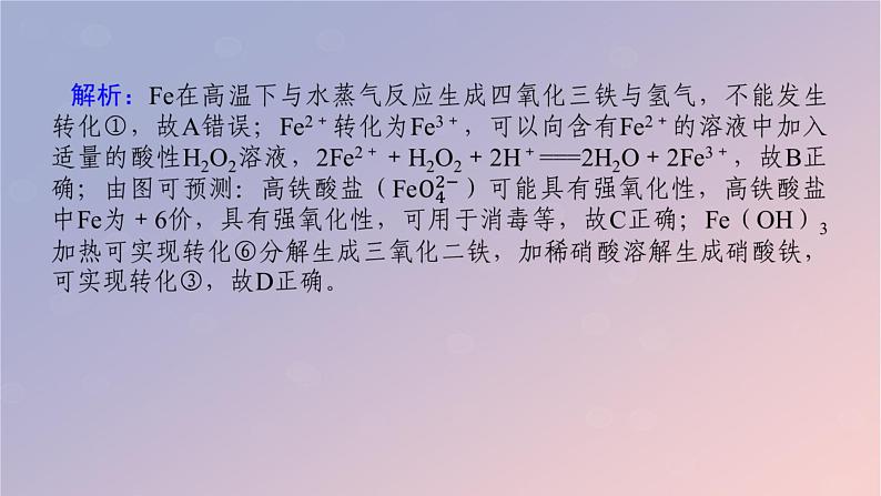 2025版高考化学全程一轮复习第13讲铁及其化合物的转化课件第8页