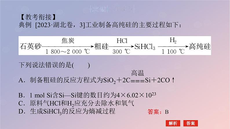 2025版高考化学全程一轮复习第24讲硅无机非金属材料课件第8页