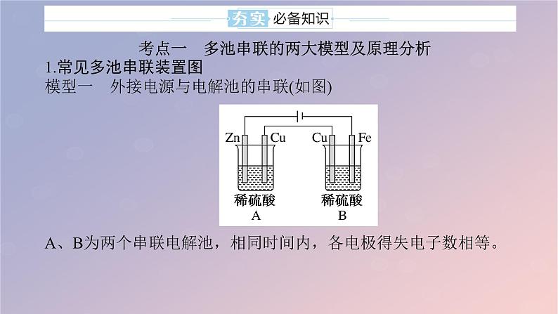 2025版高考化学全程一轮复习第39讲多池多室的电化学装置课件第5页