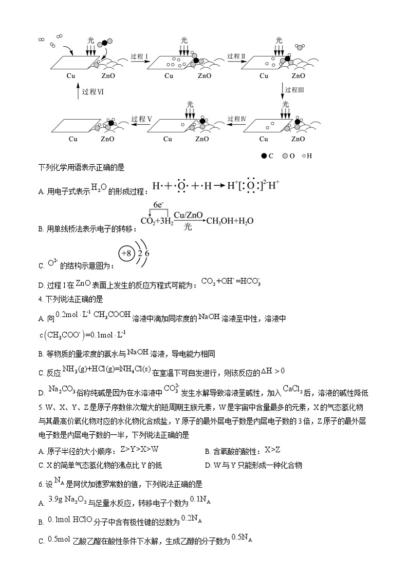 湖南省名校联盟2024-2025学年高二上学期12月联考 化学试题(原卷版)第2页