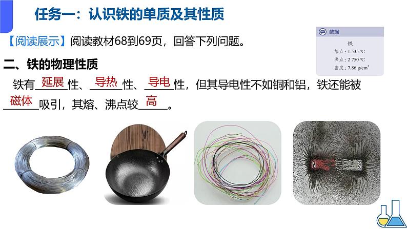 3.1.1铁的单质和氧化物 课件2024-2025学年高一上学期化学人教版(2019)必修一第5页