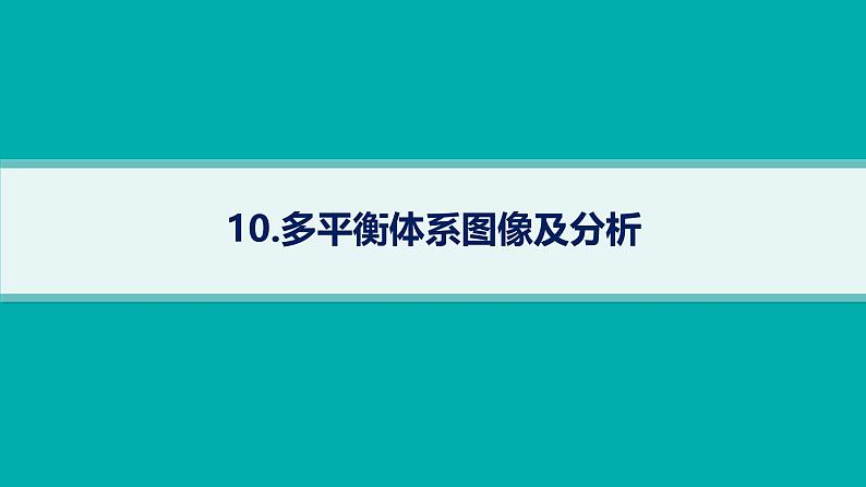 2025届高考化学二轮复习(山东版)10.多平衡体系图像及分析 课件第1页