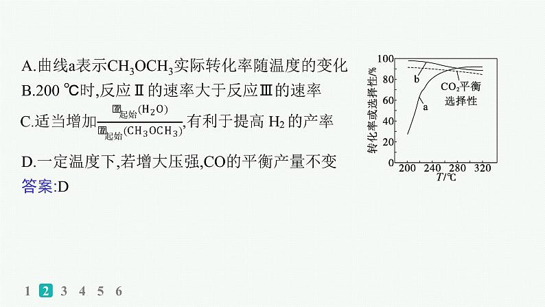 2025届高考化学二轮复习(山东版)10.多平衡体系图像及分析 课件第5页