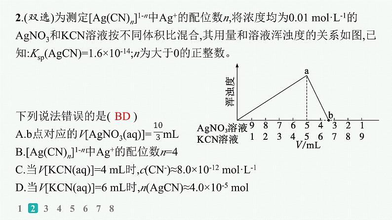 2025届高考化学二轮复习(山东版)13.沉淀溶解平衡曲线及分析 课件第6页