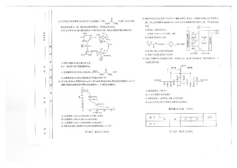 2025太原高三上学期期末学业诊断试题化学PDF版含答案第3页