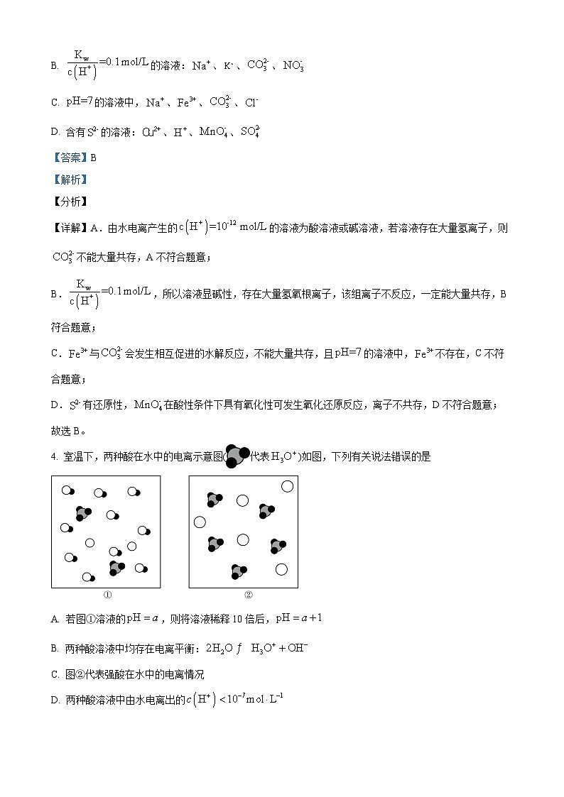 重庆市杨家坪中学2024-2025学年高二上学期期中考试化学试卷(Word版附解析)第2页