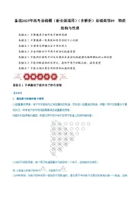 易错类型09 物质结构与性质(7大易错点)练习 备战2025年高考化学易错题(新全国通用)(含解析)