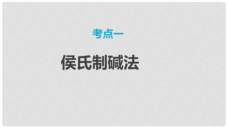 第11讲 纯碱的制备与含量的测定 2024高考化学一轮复习高频考点精讲(新教材新高考) 课件第3页
