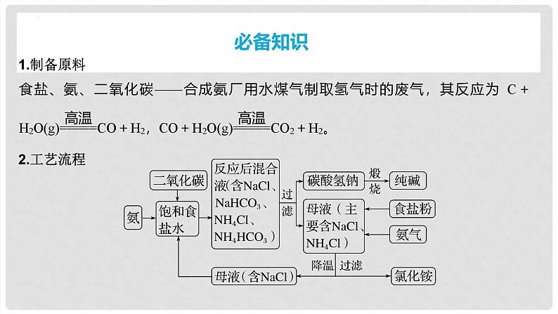 第11讲 纯碱的制备与含量的测定 2024高考化学一轮复习高频考点精讲(新教材新高考) 课件第4页