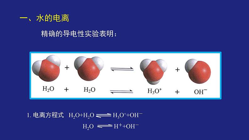 人教版高中化学选择性必修1 3-2-1 水的电离和溶液的PH(一) 课件第4页