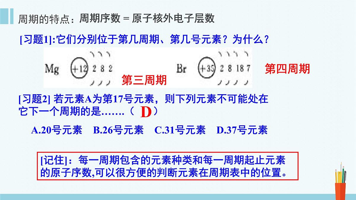 人教版高中化学必修 第一册 4-1《第3课时 元素周期表》课件第7页