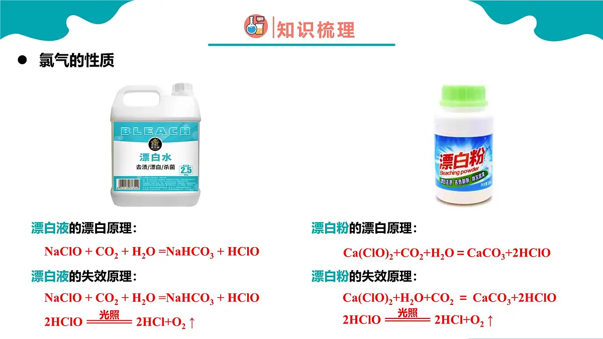 2024-2025学年高一化学(人教版2019必修一)2-2-2氯及其化合物(2)课件第5页