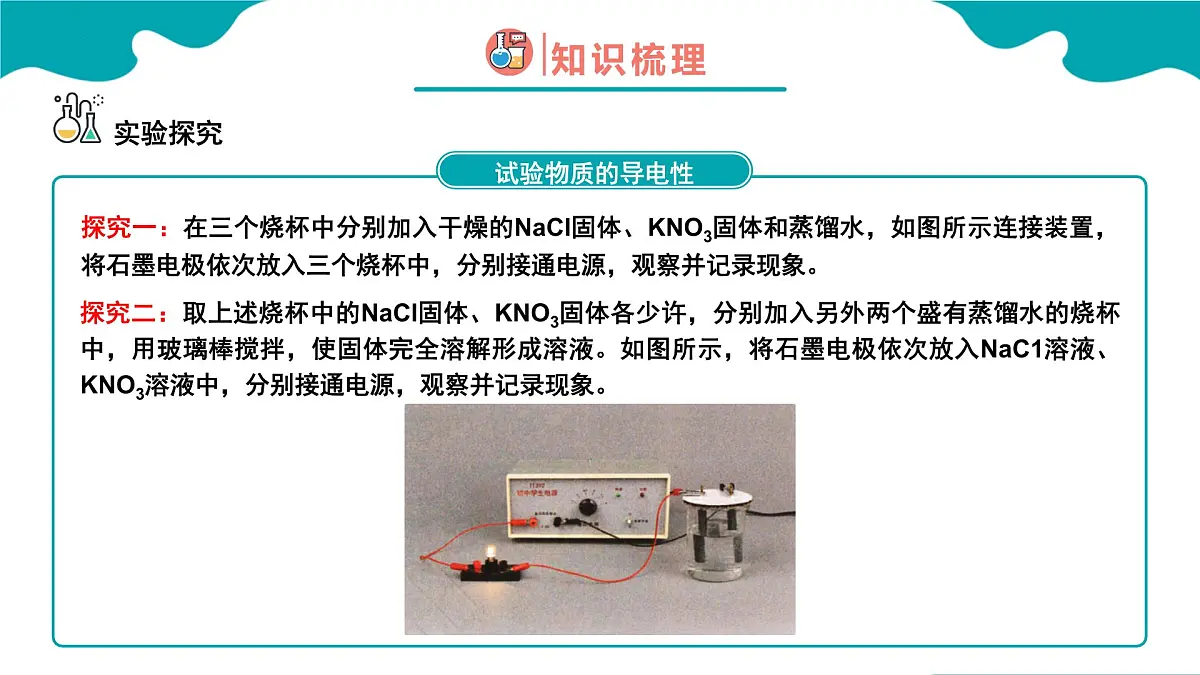 2024-2025学年高一化学(人教版2019必修一)1-2-1离子反应(1)课件第5页
