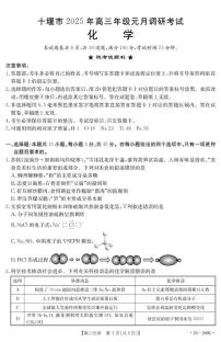 湖北省十堰市2024-2025学年高三上学期元月调研考试化学试卷