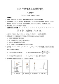 江苏省2025年高考第三次模拟考试化学试题