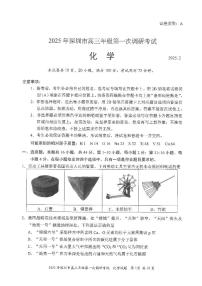 广东省深圳市2025届高三下学期第一次调研考试化学试卷