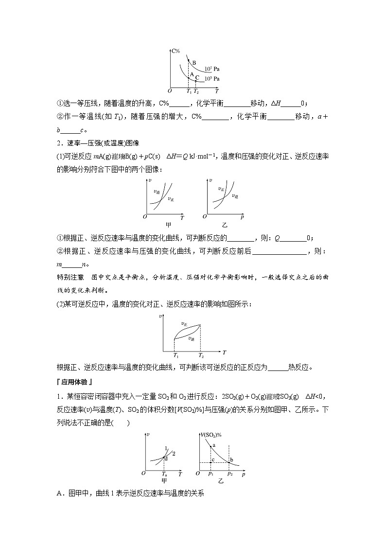 第二章 第二节 第7课时 化学反应速率与平衡图像(2)(学习笔记)第2页