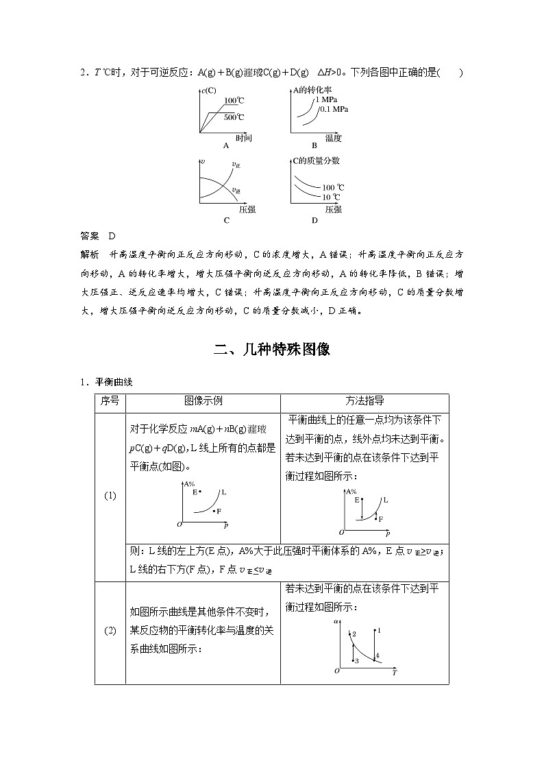 第二章 第二节 第7课时 化学反应速率与平衡图像(2)(教师版)第3页