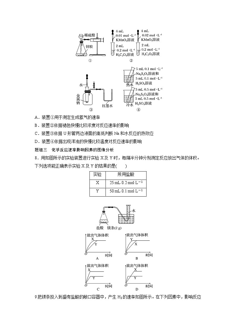 第二章 第一节 第2课时 影响化学反应速率的因素(专练)第3页