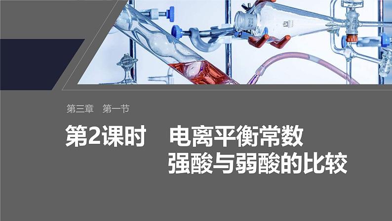 第三章 第一节 第2课时 电离平衡常数 强酸与弱酸的比较第1页