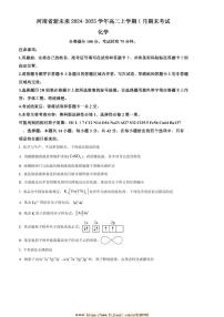 2024～2025学年河南省新未来高二上1月期末考试化学试卷(含答案)
