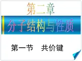人教版 (新课标)高中化学选修3 2-1《共价键的概念及分类》课件