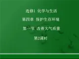 人教版 (新课标)高中化学选修1 4-1《改善大气质量》第二课时课件