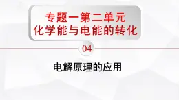 苏教版高中化学选择性必修1《1-2-4 化学能与电能的转化-电解原理的应用（第4课时）》课件