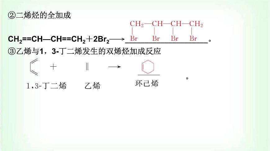 人教版高中化學(xué)選擇性必修3第二章烴第2課時(shí)烯烴的加成、加聚及氧化規(guī)律課件第7頁