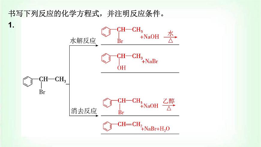 人教版高中化學(xué)選擇性必修3第三章烴的衍生物專題突破(三)鹵代烴、醇、酚的方程式書寫及相關(guān)實(shí)驗(yàn)課件第3頁
