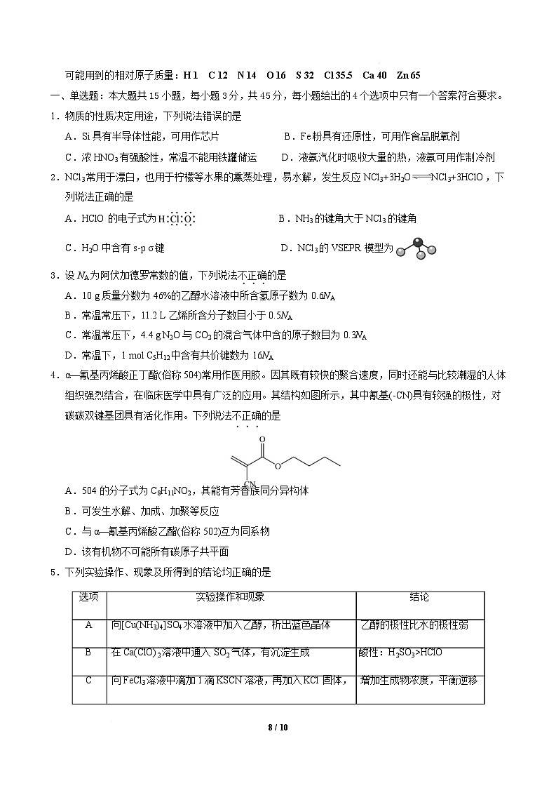 信息必刷卷02(新高考通用)(原卷版)第2页