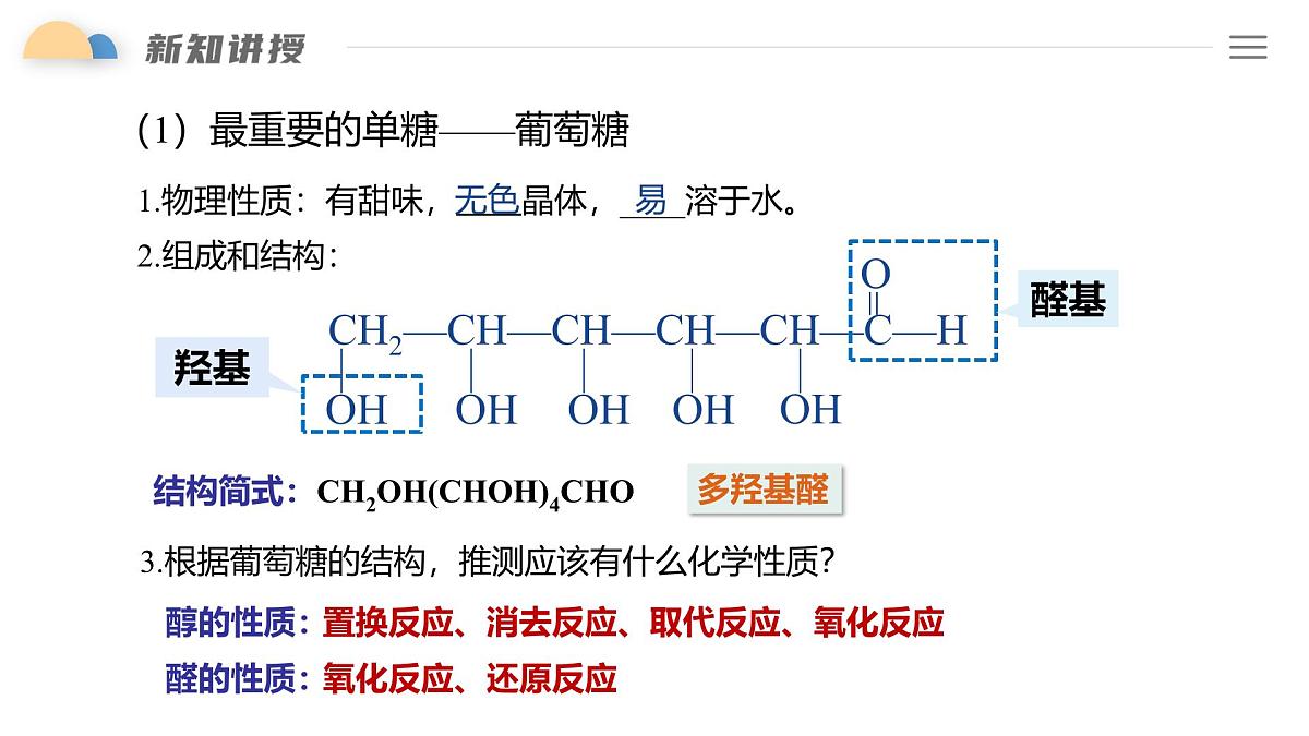 7.4 课时1 糖类 课件 2024-2025学年人教版(2019) 高中化学必修第二册第8页