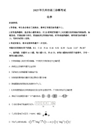 甘肃省兰州市2024-2025学年高三下学期诊断考试（一模）化学试题（含答案）