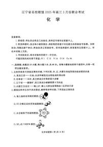 辽宁名校联盟2025届高三下学期3月份联考化学试题（含答案）