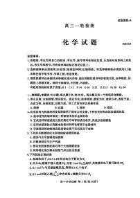 山东省泰安市2025届高三高考模拟第一次模拟-化学试题+答案
