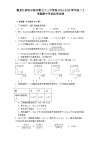 黑龙江省哈尔滨市第七十三中学校2024-2025学年高二上学期期中考试化学试卷
